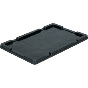 サンコー サンコー SK36-2F BK 導電性ボックス型コンテナー 701815 サンボックス＃36ー2フタ メーカー直送 代引 北海道沖縄離島不可