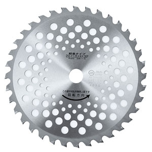 バクマ工業 BAKUMA バクマ工業 RVL‐36K 草刈チップソー スーパー Vタイプ 軽量型 255×36