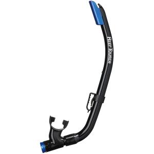 リーフツアラー ReefTourer リーフツアラー シリコーン製 弁付きWガードシュノーケル 子ども用 マンタブルーブラック MBBK RSP140QJ