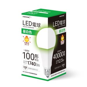 ハイディスク HI DISC ハイディスク HD2LED100W5000K LED電球 E26口金 100形相当 1740lm 昼白色