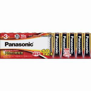 パナソニック(Panasonic) アルカリ乾電池 単3形 12本パック LR6XJ/12SW