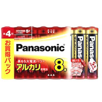 パナソニック Panasonic パナソニック アルカリ乾電池 単4形 8本パックLR03XJ/8SW