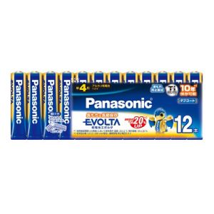 パナソニック(Panasonic) アルカリ乾電池 エボルタ(EVOLTA) 単4形 12本パック LR03EJ/12SW