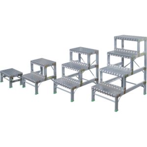 ナカオ ナカオ G-123 アルミセイ G型作業用踏台1.2m メーカー直送 代引 北海道沖縄離島不可