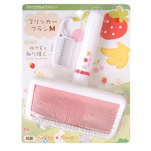 ペッツルート PetzRoute ペッツルート フルーツ村のスリッカーブラシ M