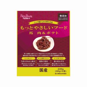 ペッツルート PetzRoute ぺッツルート もっとやさしいフード 馬肉 ポテト 400g 4392710