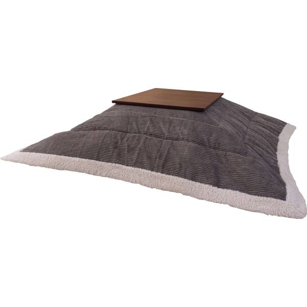  東谷 東谷 KK-141GY 薄掛コタツ布団 正方形 グレー メーカー直送 代引不可 北海道沖縄離島不可