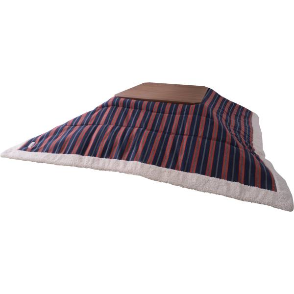  東谷 東谷 KK-159 薄掛コタツ布団 正方形 ネイビー メーカー直送 代引不可 北海道沖縄離島不可