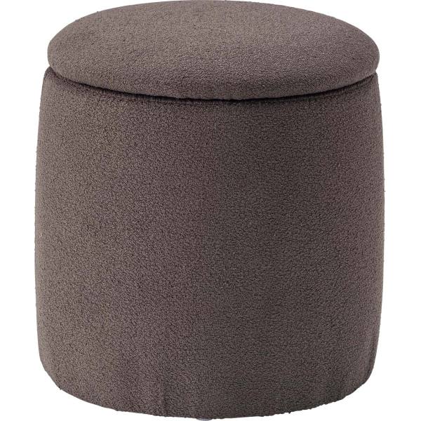  東谷 東谷 MYS-604CGY ラウンド収納スツール チャコールグレー メーカー直送 代引不可 北海道沖縄離島不可