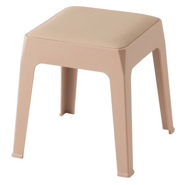  東谷 東谷 PC-731RBE スツール ローズベージュ メーカー直送 代引不可 北海道沖縄離島不可