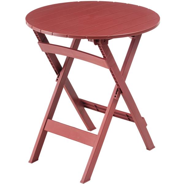  東谷 東谷 PT-842RD フォールディングテーブル レッド メーカー直送 代引不可 北海道沖縄離島不可
