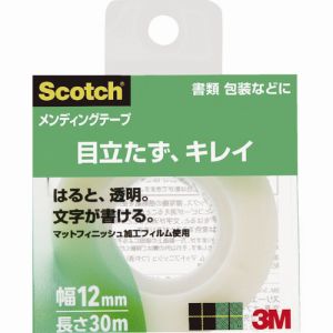 スリーエム 3M スリーエム 3M 810-1-12C メンディングテープ 12mmX30m 巻芯径25mm