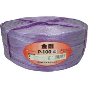 司化成工業 ツカサ 司化成工業 ツカサ P-100VI 手結束用PP縄 ツカサテープ P-100VI 紫