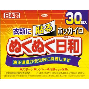 興和 Kowa 興和 ヌクヌク日和 貼る レギュラー 30個