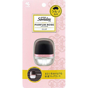 小林製薬 小林製薬 サワデー クルマ専用クリップ パルファムロゼ 6ml