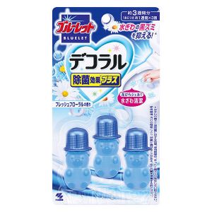 小林製薬 小林製薬 ブルーレットデコラル 除菌効果プラス フレッシュフローラルの香り 7.5g×3本入