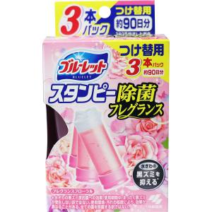 小林製薬 小林製薬 ブルーレットスタンピー 除菌フレグランス フレグランスフローラル つけ替用 28g×3本