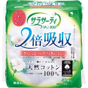 小林製薬 小林製薬 サラサーティコットン100 2倍吸収 40個