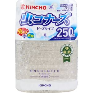 大日本除虫菊 金鳥 KINCHO 金鳥 虫コナーズ ビーズタイプ 250日 無香性