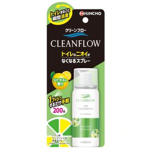 大日本除虫菊 金鳥 KINCHO 金鳥 クリーンフロー トイレのニオイがなくなる消臭スプレー 200回用 シトラスの香り
