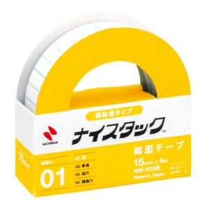 ニチバン NICHIBAN ニチバン NW-R15S 両面テープ ナイスタック リムカ 弱粘着仮止め用 15mx5m