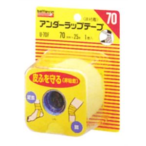 ニチバン NICHIBAN バトルウィン アンダーラップテープ 70mm×25m 1ロール