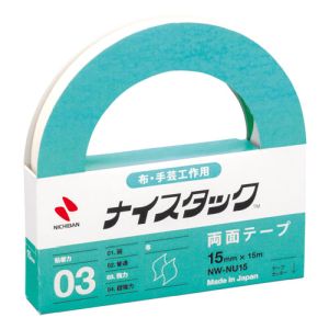 ニチバン NICHIBAN ニチバン NW-NU15 両面テープ ナイスタック 布に使える強力両面テープ 15mmx15m