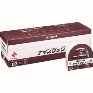 ニチバン NICHIBAN ニチバン NWBB-N30 両面テープ ナイスタック 屋外掲示用 30mmX5m 大巻10巻入