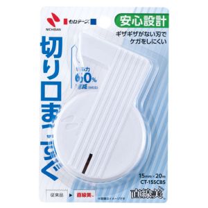 ニチバン NICHIBAN ニチバン CT-15SCB5 セロテープ直線美ミニ 白