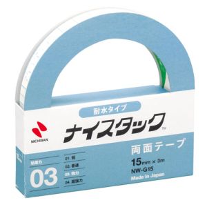ニチバン NICHIBAN ニチバン NW-G15 両面テープ ナイスタック 耐水タイプ 15mmx3m