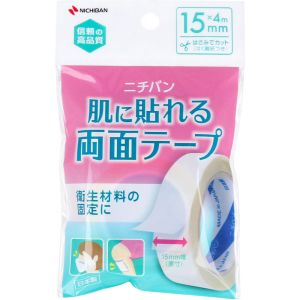 ニチバン ニチバン 肌に貼れる両面テープ 15mm×4m
