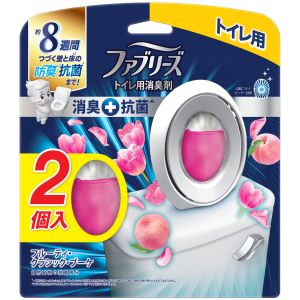 P&G P&G ファブリーズ W消臭 トイレ用消臭剤 消臭+抗菌 フルーティー クラシック ブーケの香り 2個パック
