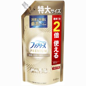 P&G PG ファブリーズ W除菌 消臭 PREMIUM 無香料 つめかえ用 特大サイズ 640mL