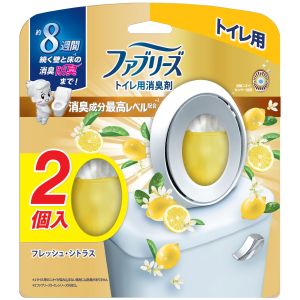 P&G P&G ファブリーズ W消臭 トイレ消臭剤 消臭成分最高レベル フレッシュ シトラス 2個パック
