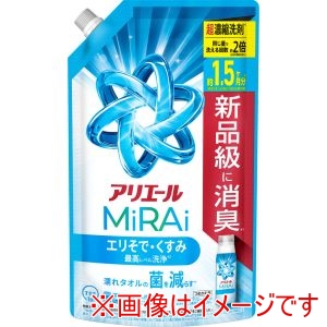 P&G P&G アリエールミライ 超濃縮 つめかえ 特大サイズ 480g