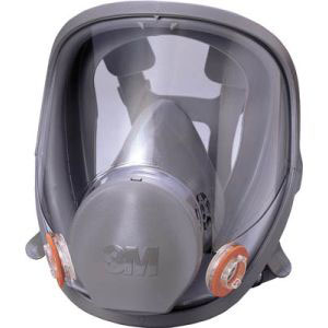 スリーエム 3M スリーエム 3M 6000F 防毒マスク全面形面体 Mサイズ