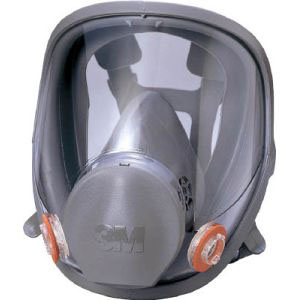 スリーエム 3M スリーエム 3M 6000F 防毒マスク全面形面体 Lサイズ