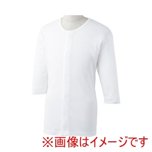 川本産業 川本産業 461541 039-122100-00 ウィズエール ワンタッチ肌着 八分袖 紳士 M