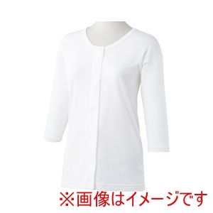 川本産業 川本産業 461555 039-122150-00 ウィズエール ワンタッチ肌着 八分袖 婦人 LL