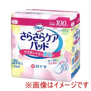 白十字 白十字 524662 31731 サルバさらさらケアパッド 100cc 28枚