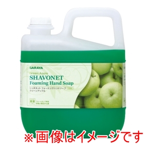 サラヤ SARAYA サラヤ シャボネット フォーミングハンドソープ グリーンアップル 5kg