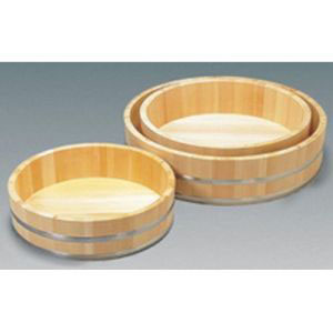 ヤマコー 用美 YAMACO ヤマコー さわら 椹 大半切 ステンレスタガ 底竹補強付 約4升 04272 用美