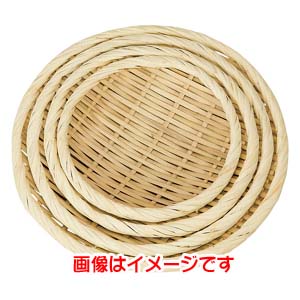 ヤマコー 用美 YAMACO ヤマコー 盆ざる 並 丸型 6寸 11215 用美