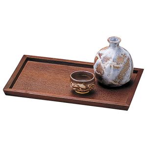 ヤマコー 用美 YAMACO ヤマコー Hiブラウン 長角 どんぶりトレイ 15238 用美