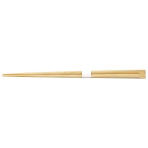 ヤマコー 用美 YAMACO ヤマコー 先細竹 天削箸 50膳入 白帯巻 無塗装 15560 用美