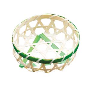 ヤマコー 用美 YAMACO ヤマコー 珍味篭 六ツ目丸 青 22524 用美