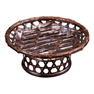 ヤマコー 用美 YAMACO ヤマコー 塗り六ツ目高台皿 24023 用美