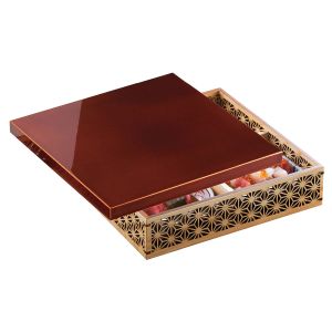 ヤマコー 用美 YAMACO ヤマコー 細密盛器用 春慶印籠蓋 28004 用美