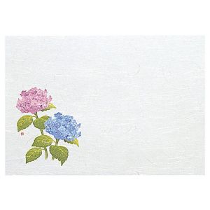 ヤマコー 用美 YAMACO ヤマコー 尺1お手元まっと 四季 紫陽花 100枚入 64953 用美