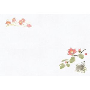 ヤマコー 用美 YAMACO ヤマコー 尺1お手元まっと 花景色 椿 100枚入 64968 用美